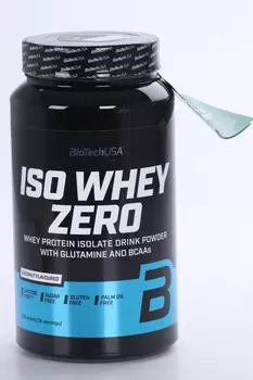 Протеин изолят сывороточный BioTechUSA Iso Whey Zero кокос, 908 г