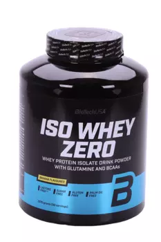 Протеин изолят сывороточный BioTechUSA Iso Whey Zero банан, 2 270 г