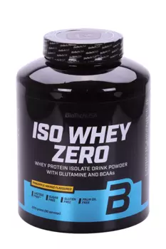 Протеин изолят сывороточный BioTechUSA Iso Whey Zero ананас-манго, 2 270 г