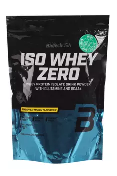 Протеин изолят сывороточный BioTechUSA Iso Whey Zero ананас-манго, 500 г