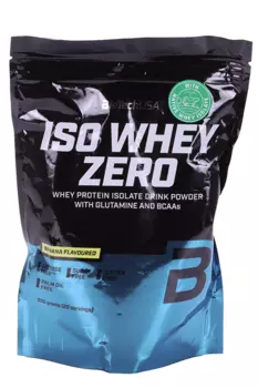 Протеин изолят сывороточный BioTechUSA Iso Whey Zero банан, 500 г