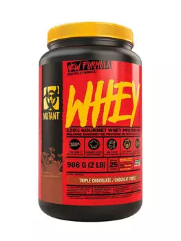 Протеин Mutant Whey 2lb тройной шоколад, 908 г