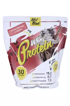 Протеин NotBad сывороточный whey protein ирландские сливки, 1 кг