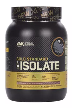 Протеин Optimum Nutrition Gold Standard 100% Isolate 1,64 lb р шоколад блаженство, 744 г