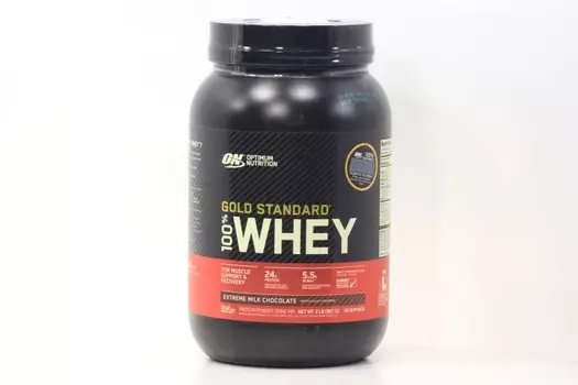Протеин Optimum Nutrition Gold Standard 100% Whey 2 lb насыщенный молочный шоколад, 907 г