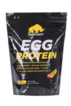 Протеин яичный Prime Kraft со вкусом Клубника-сливки, 900 г