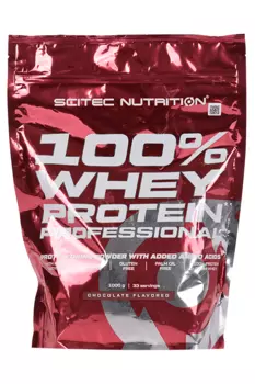 Протеин Scitec Nutrition 100% Whey Protein сывороточный шоколад, 1 000 г