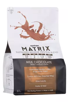 Протеин Syntrax Matrix 2lb молочный шоколад, 907 г, (дой-пак)