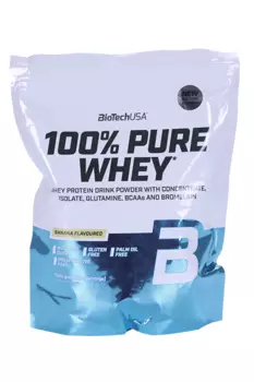 Протеин сывороточный BioTechUSA 100% Pure Whey банан, 1 000 г