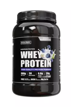Протеин сывороточный Soul Way со вкусом черничный йогурт 900 гр 30 порций