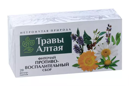 Противовоспалительный сбор серии Алтай, 1,5 г, 20 шт