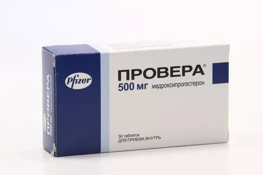 Провера, 500 мг, 30 шт, таблетки