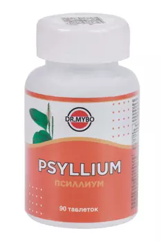 Псиллиум, 500 мг, 90 шт, таблетки