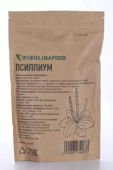 Псиллиум Spirulinafood шелуха семени подорожника, 300 г