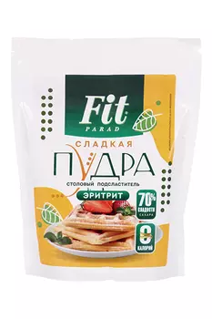 Пудра FitParad сладкая Эритрит, 500 г, дой-пак
