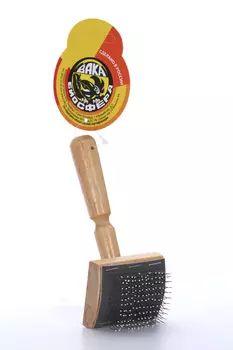 Пуходерка ВАКА деревянная д/кошек и собак без рамки с каплями (92866)