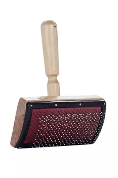 Пуходерка ВАКА деревянная с рамкой 120/60 с каплей (92868)