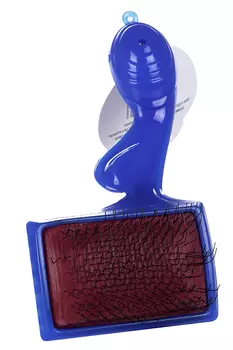 Пуходерка ВАКА пластмасовая д/собак длинношерстных большая без капель (77992)