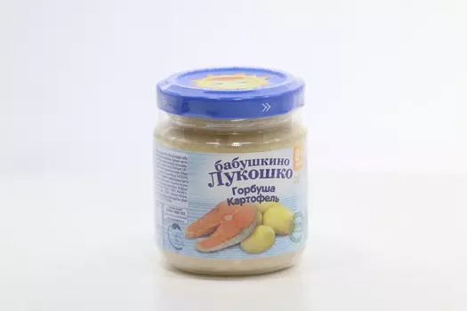Пюре Бабушкино лукошко Горбуша с картофелем, 100 г