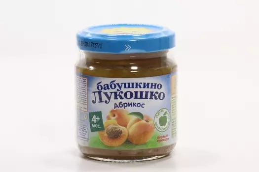 Пюре Бабушкино Лукошко из абрикосов, 100 г