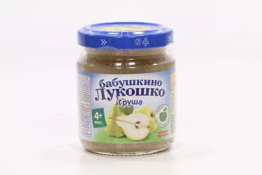 Пюре Бабушкино Лукошко из груш, 100 г