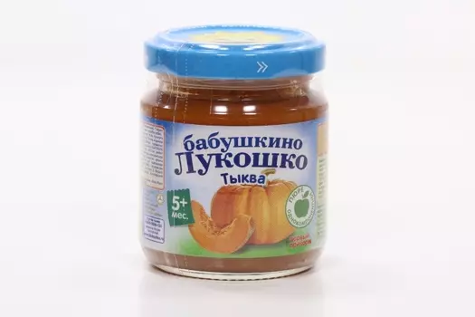 Пюре Бабушкино Лукошко из тыквы, 100 г