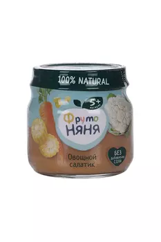 Пюре Фрутоняня цв капуста/кукуруза/морковь (с 5 мес), 80 г