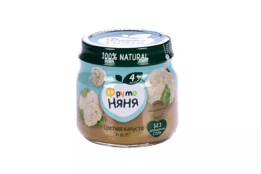 Пюре Фрутоняня цв капуста (с 4 мес), 80 г