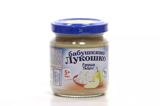 Пюре Фрутоняня яблоко/груша/банан/персик/йогурт (с 6 мес), 90 г, 12 шт