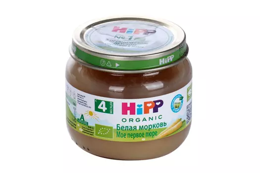 Пюре Хипп Белая морковь Мое первое пюре, 80 г