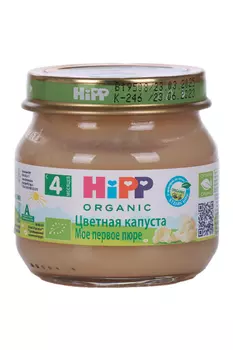 Пюре Хипп Цветная капуста Мое первое пюре (с 4 мес), 80 г