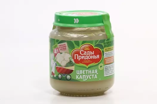 Пюре Сады Придонья цветная капуста (с 4 мес), 120 г