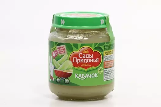 Пюре Сады Придонья кабачок (с 4 мес), 120 г