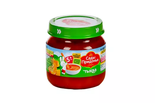 Пюре Сады Придонья тыква (с 5 мес), 80 г