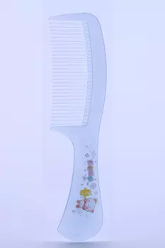 Расческа с ручкой 16х3,5 см цвет МИКС