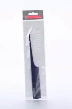 Расческа 20,5 см Dewal Beauty с пластиковым хвостиком синяя DBS6104
