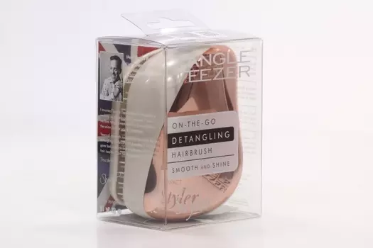 Расческа д/волос Tangle Teezer Compact Styler Rose Gold Luxe слоновая кость