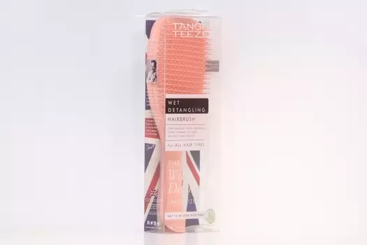 Расческа д/волос Tangle Teezer The Large Wet Detangler Peach Glow сухих/влажных волос персиковая