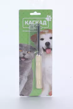 Расческа деревянная ручка редкий зуб №5