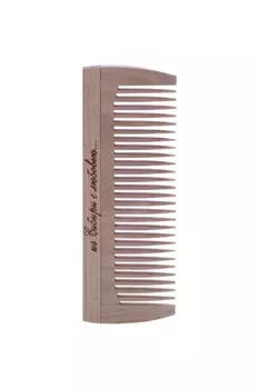 Расческа-гребень 4,5х12,5 см цвет светлое дерево