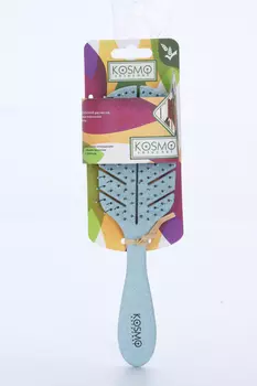 Расческа Kosmoshtuchki лепестковая малая БИО 5438-M2 голубая