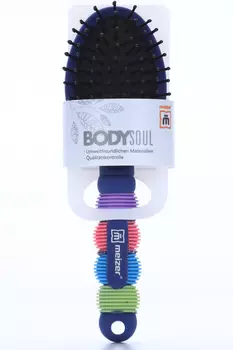 Расческа Meizer массажная 5,5х18 см разноцветная