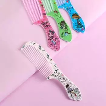 Расческа Queen fair 21х4 см рисунок девочки МИКС