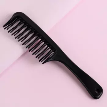 Расческа Queen fair двухрядная 21х4,5 см цвет черный