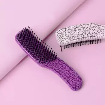 Расческа Queen fair массажная 14,5х3 см цвет МИКС