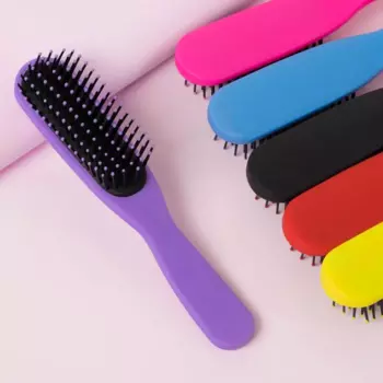 Расческа Queen fair массажная 20х4 см цвет МИКС