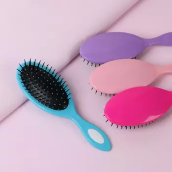 Расческа Queen fair массажная 22х7 см цвет МИКС