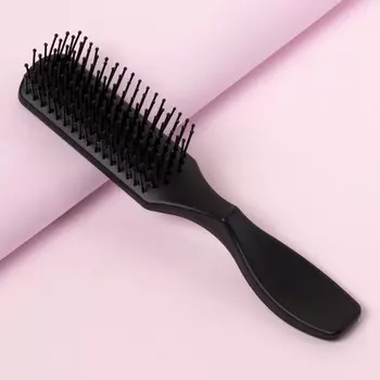 Расческа Queen fair массажная 3,5х16,5 см цвет черный