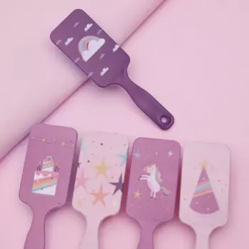 Расческа Queen fair массажная 5,4х17,8 см рисунок МИКС