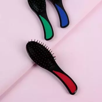 Расческа Queen fair массажная 6х21 см цвет МИКС